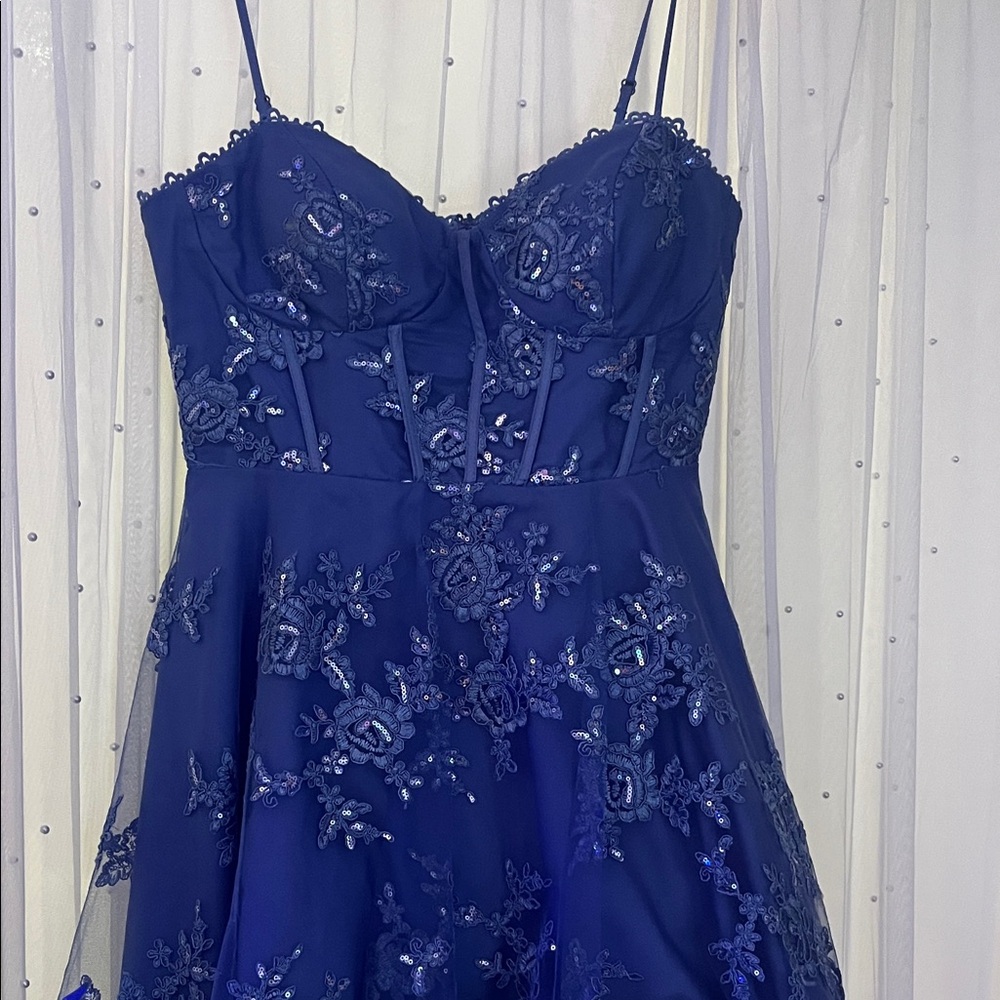 Windsor Midnight Blue Floral Dress